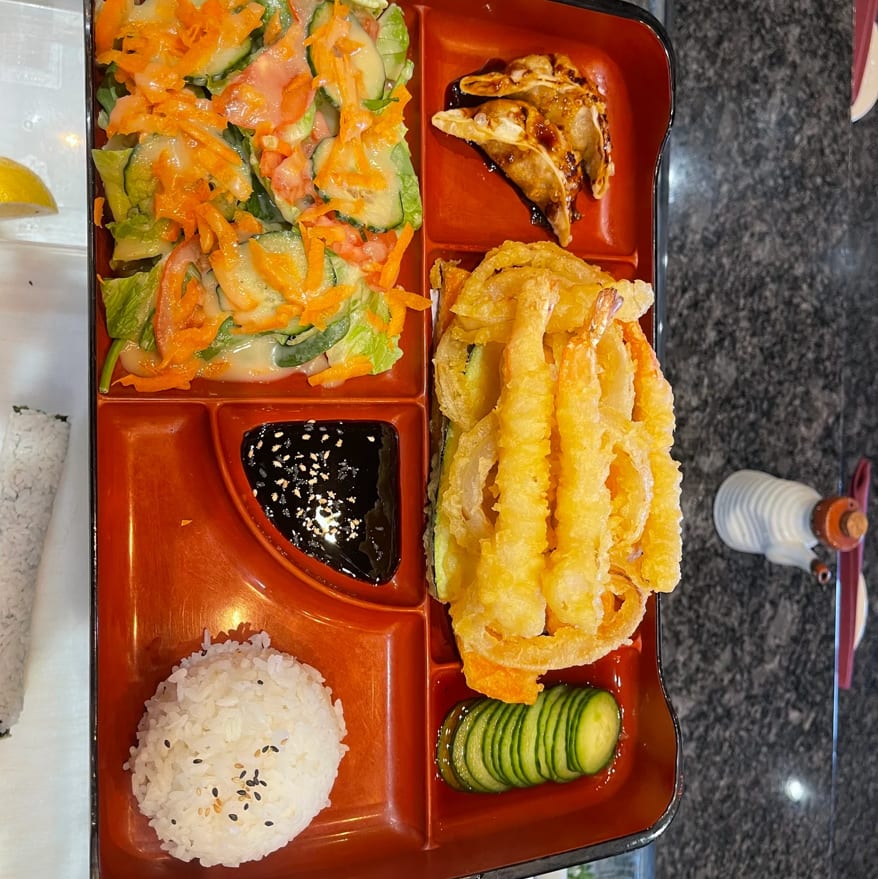 Shrimp Tempura Bento.