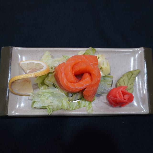 Smoked Salmon Sashimi.