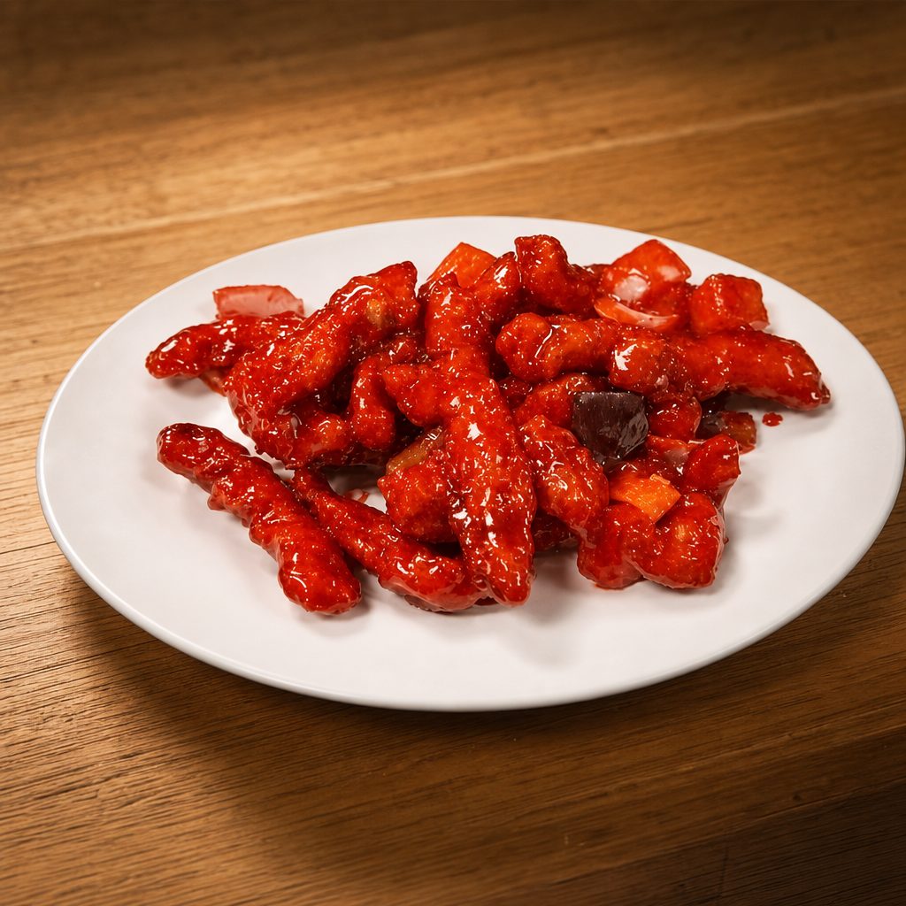 Sweet & Sour Chicken.