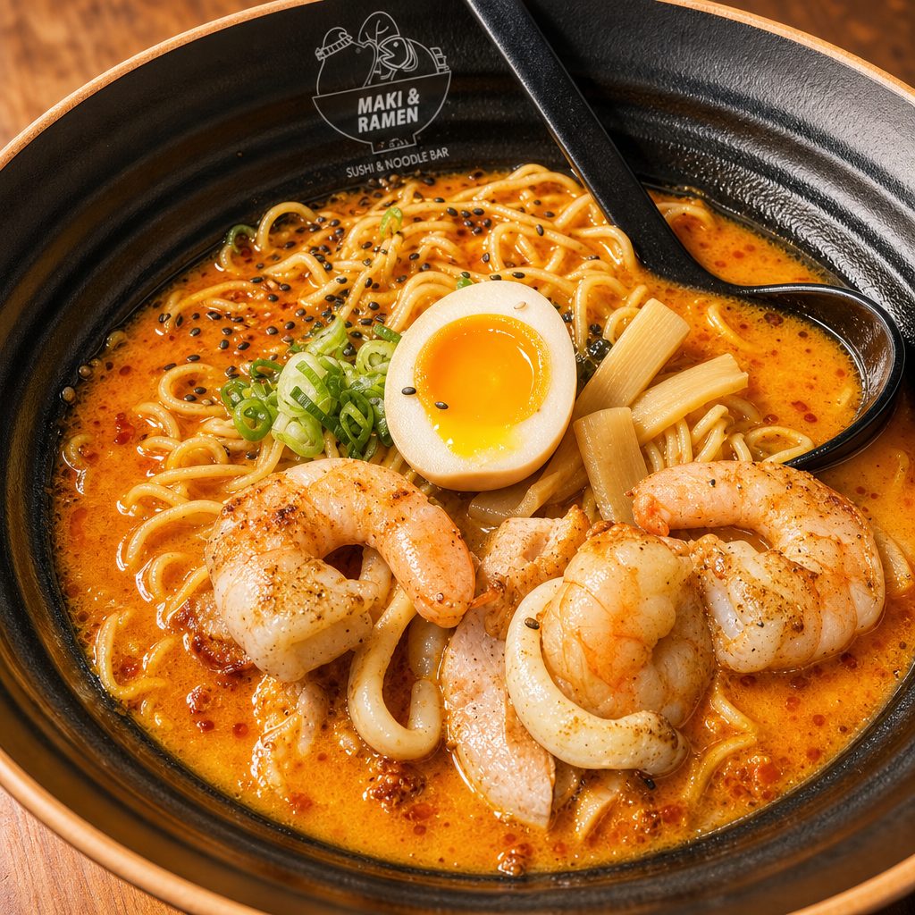 Hell Ramen Seafood.