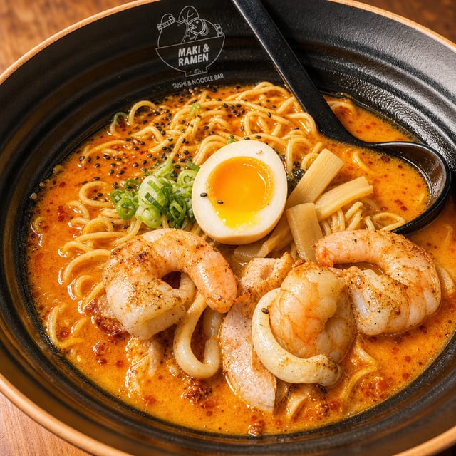Hell Ramen Seafood.