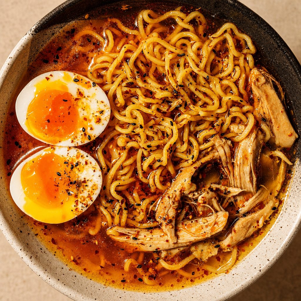 Hell Ramen Chicken.