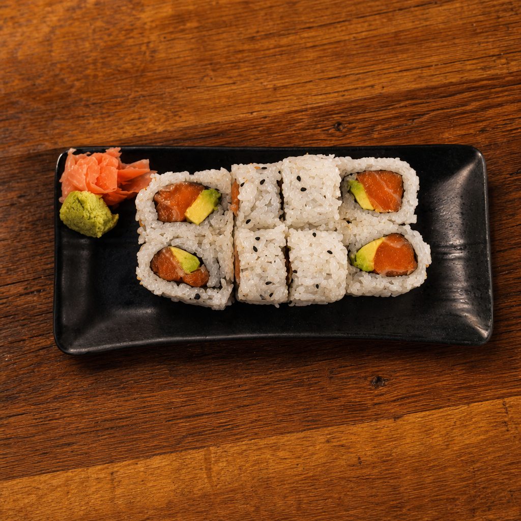 Salmon Avocado Roll.