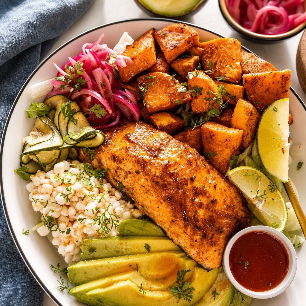 House Salmon Bowl.