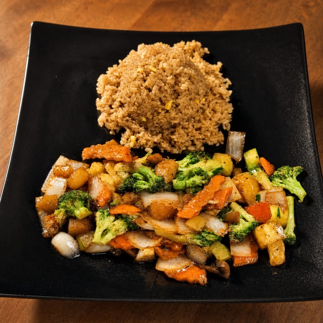 Hibachi Veg Delight (D).