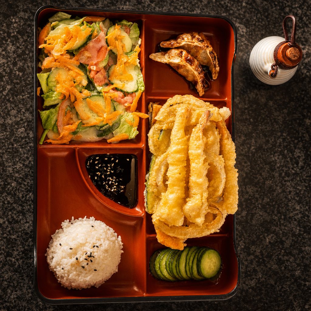 Shrimp Tempura Bento.