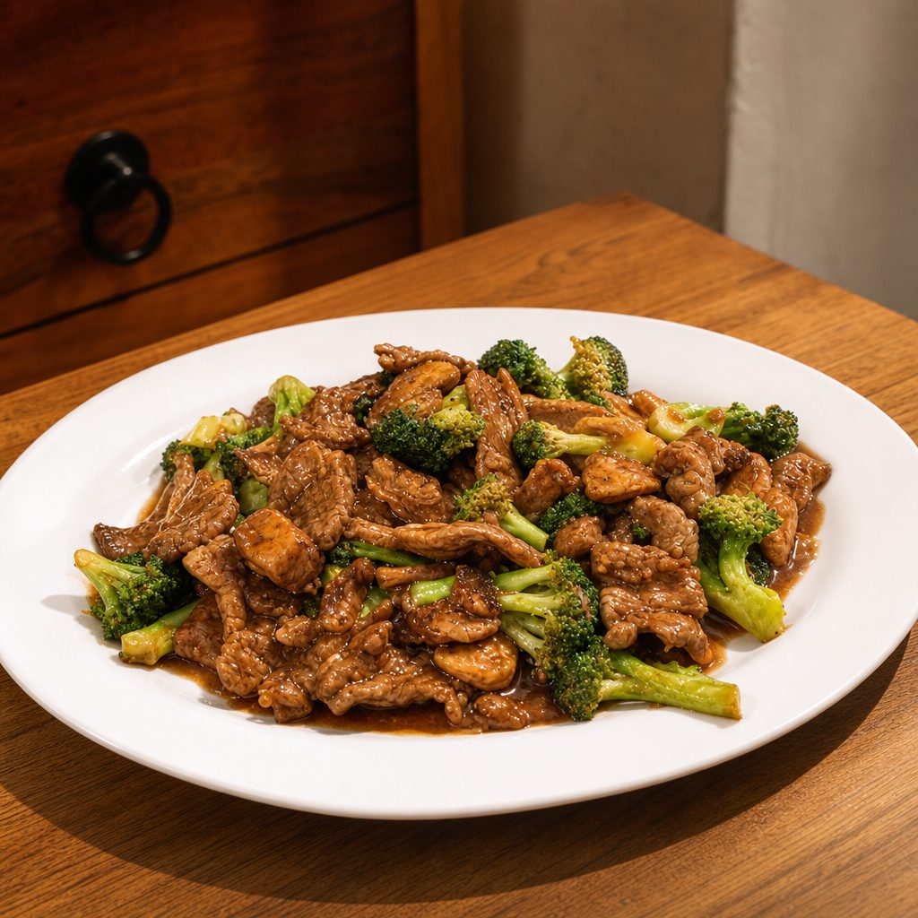 Beef & Broccoli.