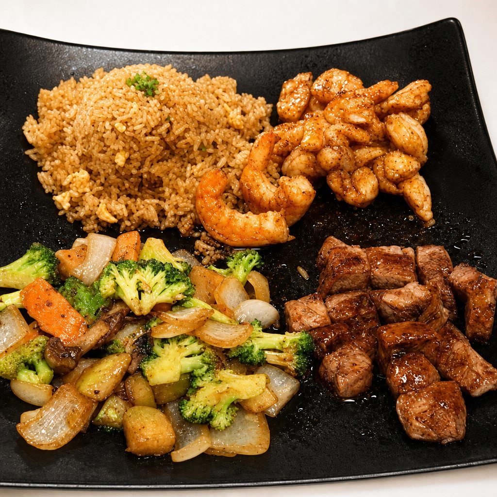 Hibachi Steak & Chicken (D).