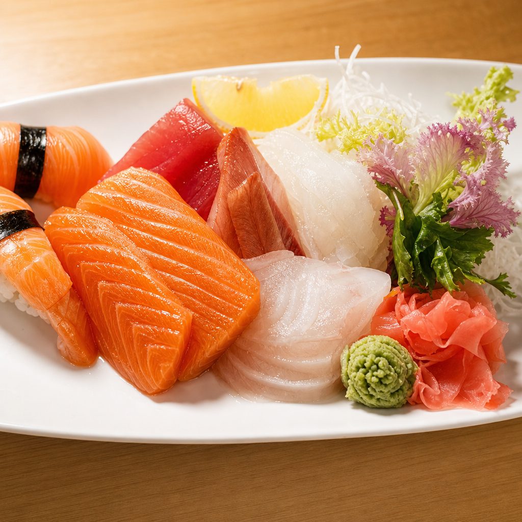 Sushi Sashimi Combo.